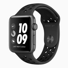 Apple Watch Series 3 42mm Space Grey Aluminum Case with Black